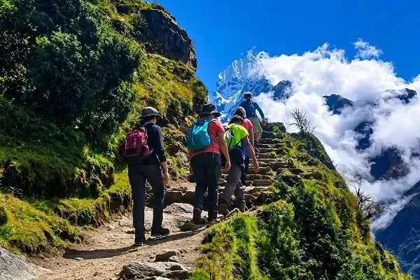 First trek in Nepal