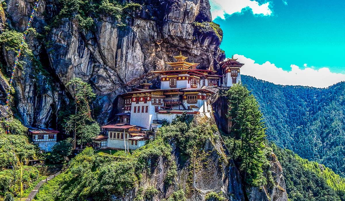 Taktsang monastery in paro bhutan