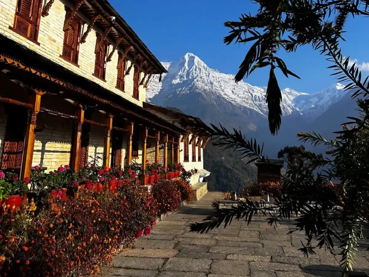 traditional ghandruk village