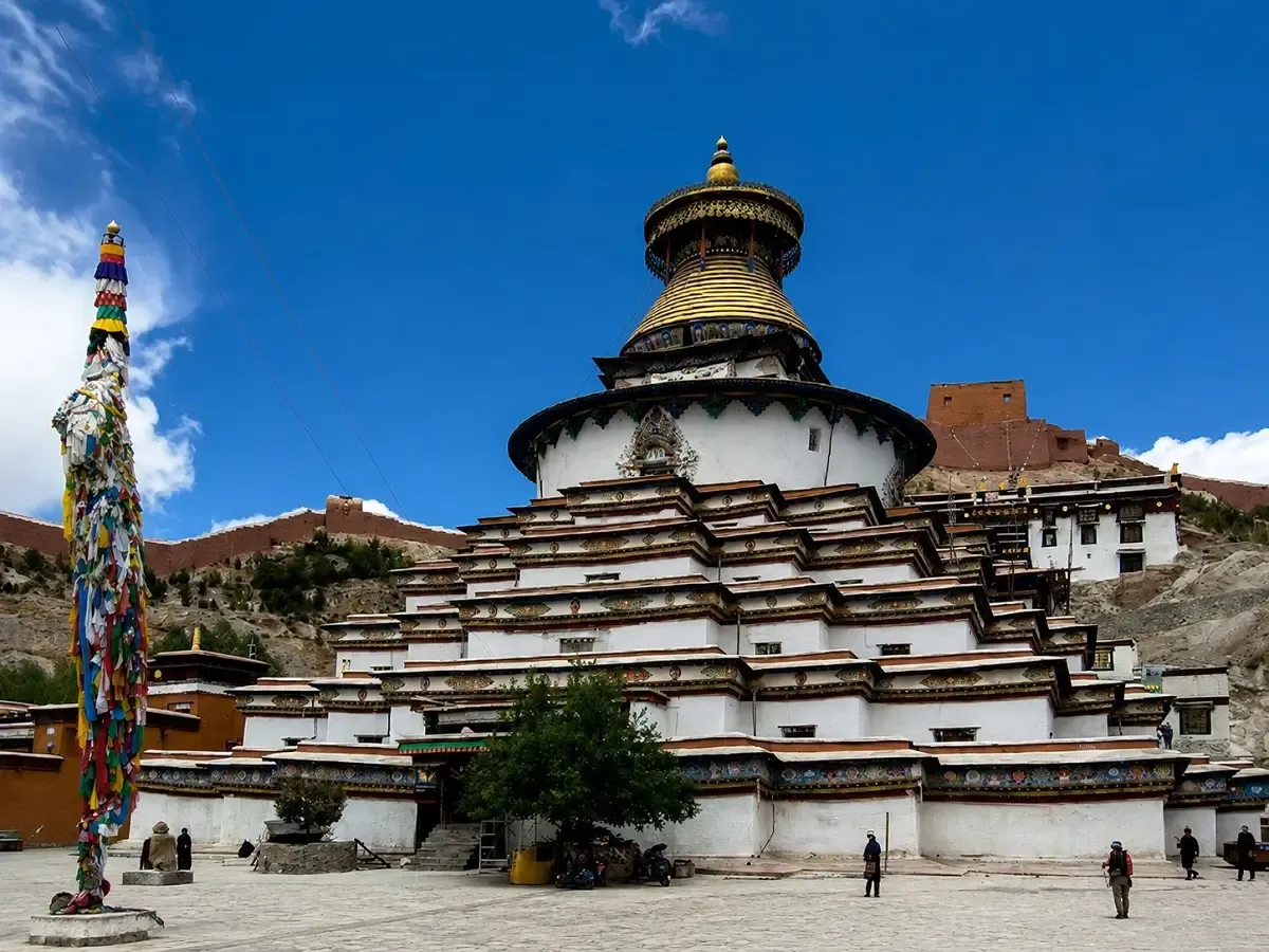 Gyantse Kumbum Stupa at Pelkor Chode Monastery in Tibet