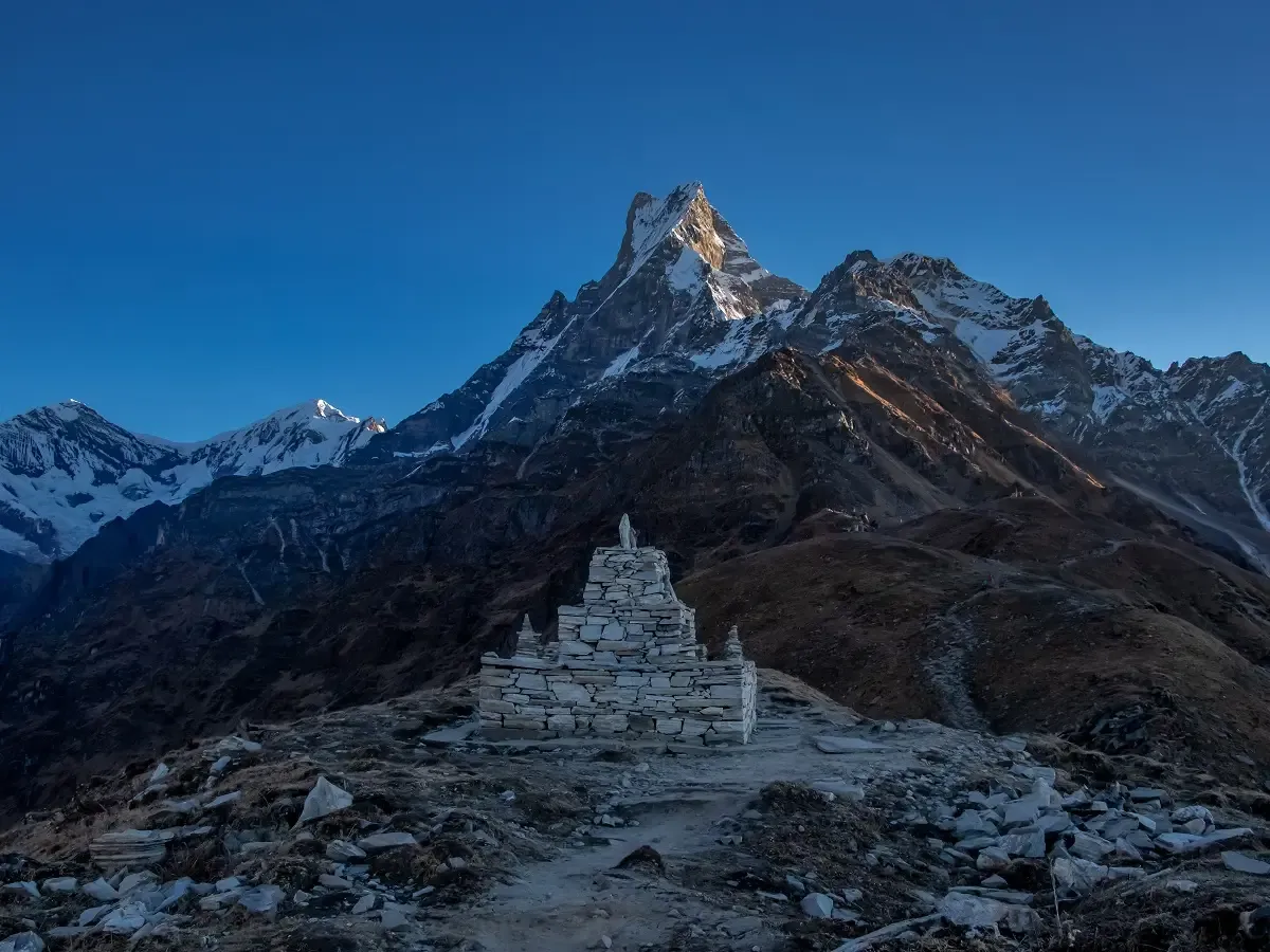 machhapuchhre view from mardi himal trek