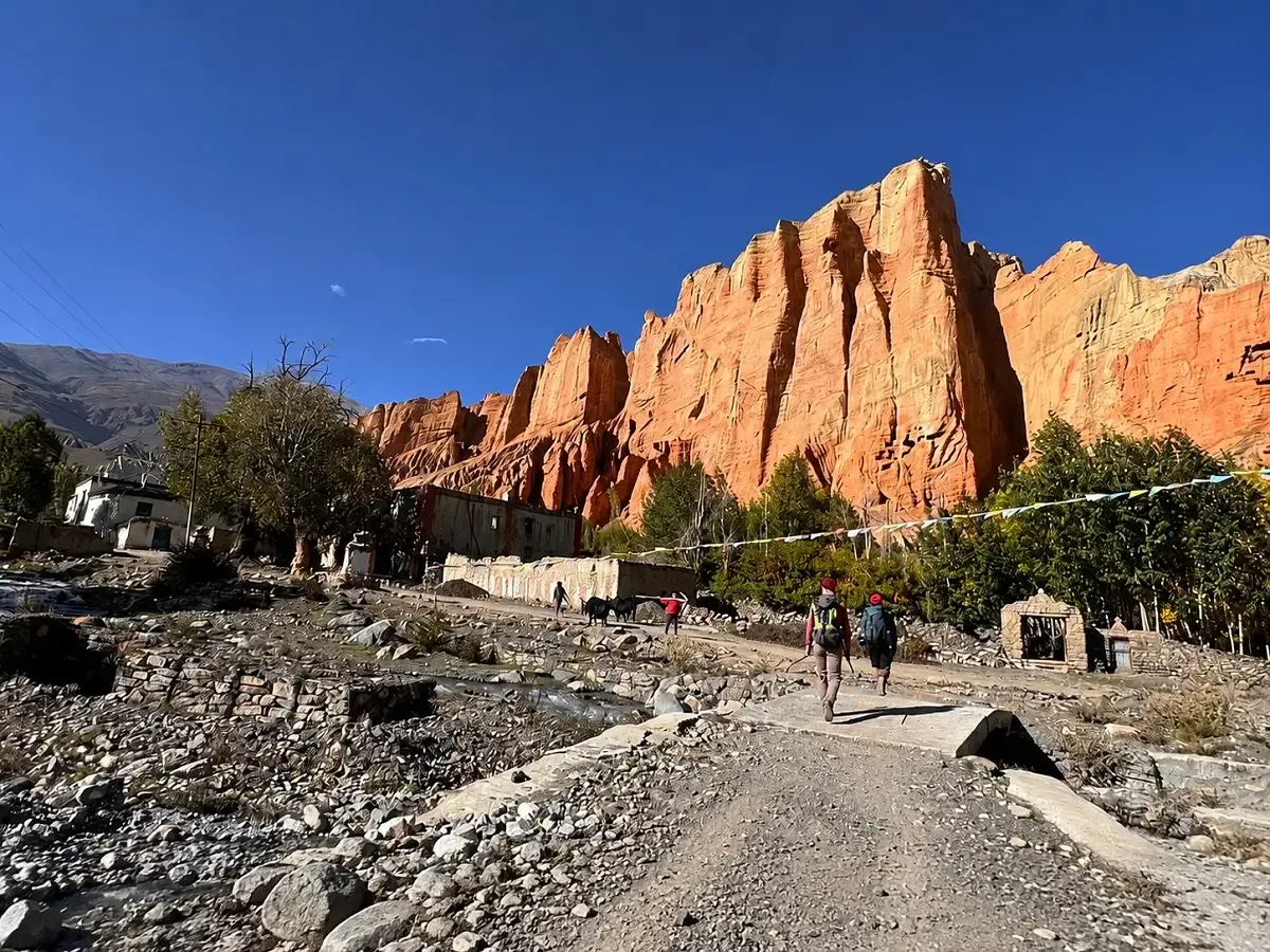 upper mustang landscape