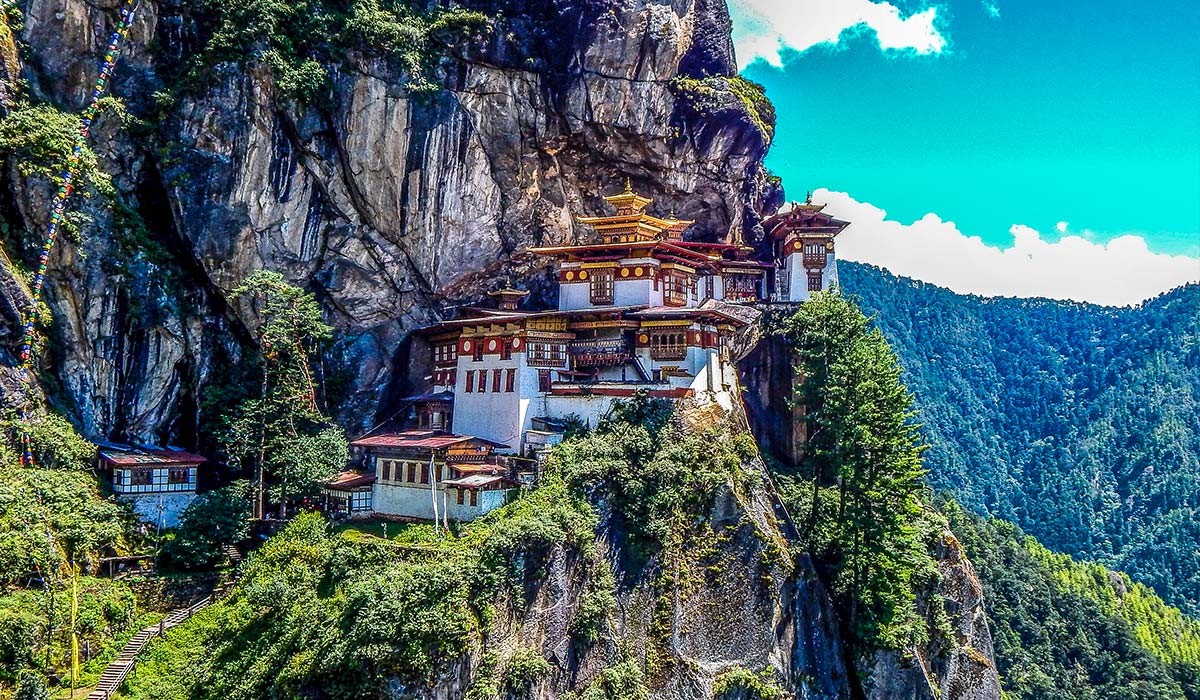 Taktsang monastery in paro bhutan