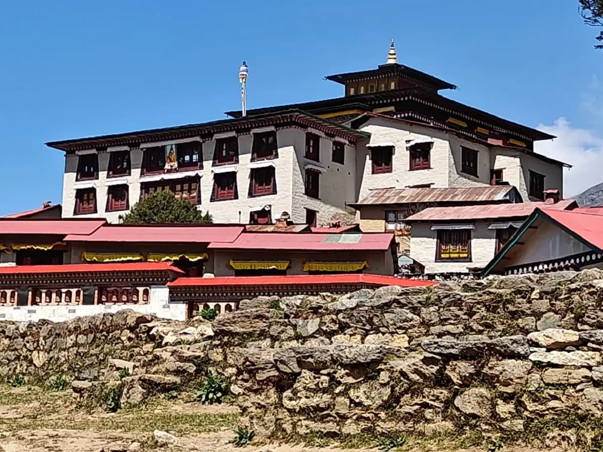tengboche monastery panoramic view