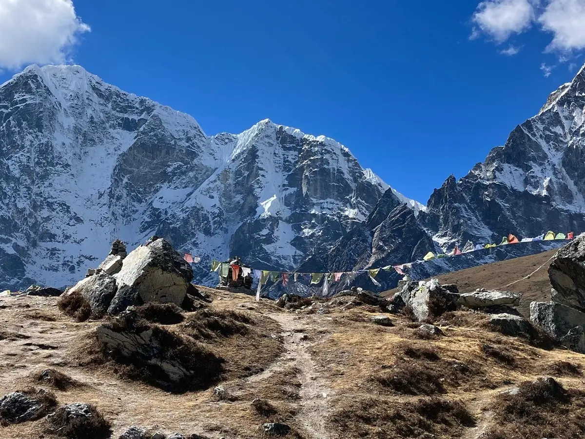 Rocky terrain above Thukla on the Everest Base Camp Trek