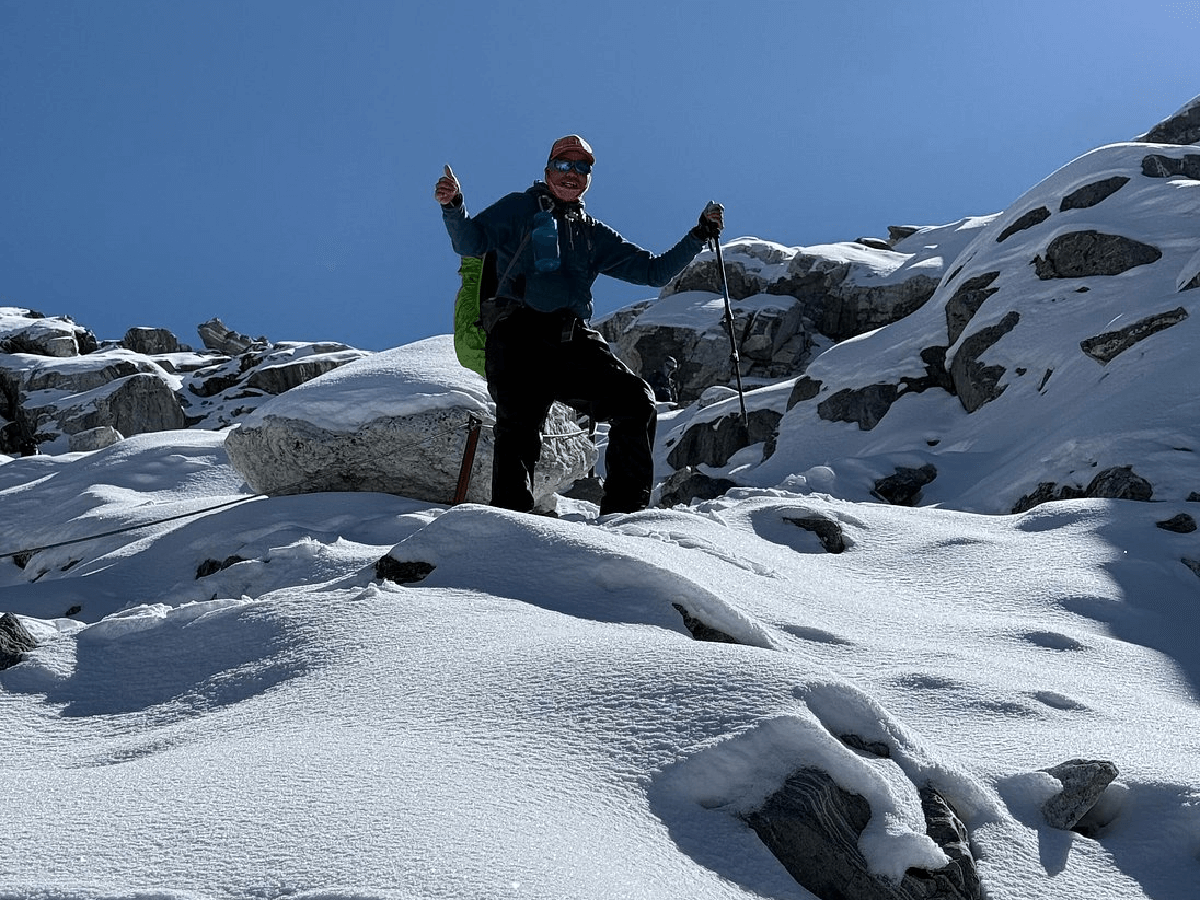 trekking at high altitude